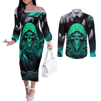 if-im-too-quiet-and-smiling-you-might-want-to-couples-matching-off-the-shoulder-long-sleeve-dress-and-long-sleeve-button-shirts