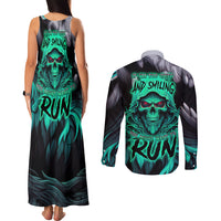 If I'm Too Quiet And Smiling You Might Want To Couples Matching Tank Maxi Dress and Long Sleeve Button Shirts - Wonder Print Shop