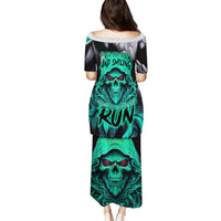 If I'm Too Quiet And Smiling You Might Want To Family Matching Puletasi Dress and Hawaiian Shirt - Wonder Print Shop