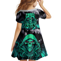 If I'm Too Quiet And Smiling You Might Want To Family Matching Short Sleeve Bodycon Dress and Hawaiian Shirt - Wonder Print Shop