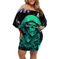 If I'm Too Quiet And Smiling You Might Want To Off Shoulder Short Dress - Wonder Print Shop