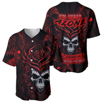 I'm Never Alone My Demon Are With Me 247 Baseball Jersey - Wonder Print Shop