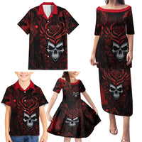 I'm Never Alone My Demon Are With Me 247 Family Matching Puletasi Dress and Hawaiian Shirt - Wonder Print Shop