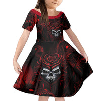 I'm Never Alone My Demon Are With Me 247 Family Matching Short Sleeve Bodycon Dress and Hawaiian Shirt - Wonder Print Shop
