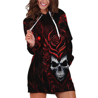 I'm Never Alone My Demon Are With Me 247 Hoodie Dress - Wonder Print Shop