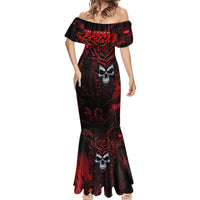 I'm Never Alone My Demon Are With Me 247 Mermaid Dress - Wonder Print Shop