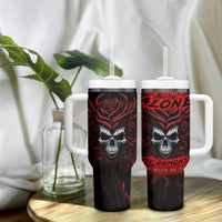 I'm Never Alone My Demon Are With Me 247 Tumbler With Handle - Wonder Print Shop