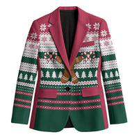 Christmas Cookies Bite Me Blazer with Gingerbread Man Candy Canes and Snowflake Tree - Wonder Print Shop