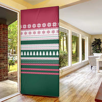 Christmas Cookies Bite Me Door Cover with Gingerbread Man Candy Canes and Snowflake Tree - Wonder Print Shop