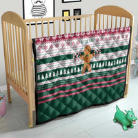 Christmas Cookies Bite Me Quilt with Gingerbread Man Candy Canes and Snowflake Tree - Wonder Print Shop