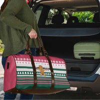 Christmas Cookies Bite Me Travel Bag with Gingerbread Man Candy Canes and Snowflake Tree - Wonder Print Shop