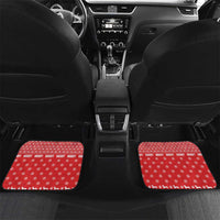 Christmas Dachshund Dog Car Mats Santa Hat Woof Snowflake Paw Design - Wonder Print Shop