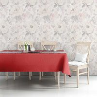 Christmas Dachshund Dog Tablecloth Santa Hat Woof Snowflake Paw Design - Wonder Print Shop