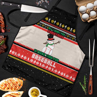 Is More Time for Baseball Design Apron with Baseball Snowman All I Want for Christmas - Wonder Print Shop