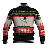 Is More Time for Baseball Design Baseball Jacket with Baseball Snowman All I Want for Christmas - Wonder Print Shop