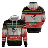 Is More Time for Baseball Design Hoodie with Baseball Snowman All I Want for Christmas - Wonder Print Shop