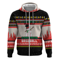 Is More Time for Baseball Design Hoodie with Baseball Snowman All I Want for Christmas - Wonder Print Shop