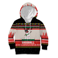 Is More Time for Baseball Design Kid Hoodie with Baseball Snowman All I Want for Christmas - Wonder Print Shop