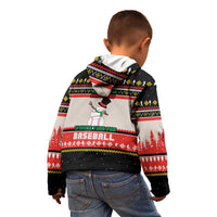 Is More Time for Baseball Design Kid Hoodie with Baseball Snowman All I Want for Christmas - Wonder Print Shop