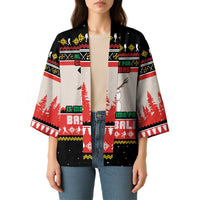 Is More Time for Baseball Design Kimono with Baseball Snowman All I Want for Christmas - Wonder Print Shop