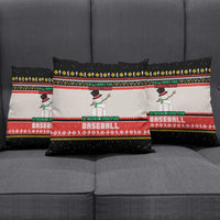 Is More Time for Baseball Design Pillow Cover with Baseball Snowman All I Want for Christmas - Wonder Print Shop