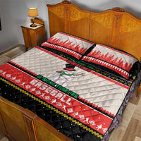 Is More Time for Baseball Design Quilt Bed Set with Baseball Snowman All I Want for Christmas - Wonder Print Shop