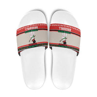 Is More Time for Baseball Design Slide Sandals with Baseball Snowman All I Want for Christmas - Wonder Print Shop
