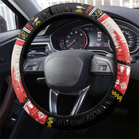 Is More Time for Baseball Design Steering Wheel Cover with Baseball Snowman All I Want for Christmas - Wonder Print Shop