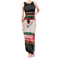 Is More Time for Baseball Design Tank Maxi Dress with Baseball Snowman All I Want for Christmas - Wonder Print Shop
