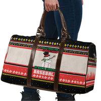 Is More Time for Baseball Design Travel Bag with Baseball Snowman All I Want for Christmas - Wonder Print Shop