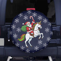 Horse And Santa Claus Christmas Christmas Spare Tire Cover Xmas Holiday Patterns - Wonder Print Shop