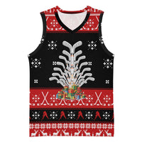 Hockey Is Back Christmas Basketball Jersey Xmas Holiday Patterns - Wonder Print Shop