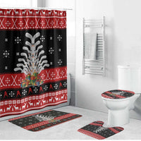 Hockey Is Back Christmas Bathroom Set Xmas Holiday Patterns - Wonder Print Shop
