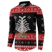 Hockey Is Back Christmas Button Sweatshirt Xmas Holiday Patterns - Wonder Print Shop