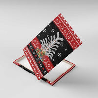 Hockey Is Back Christmas Canvas Wall Art Xmas Holiday Patterns - Wonder Print Shop