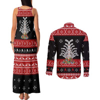 Hockey Is Back Christmas Couples Matching Tank Maxi Dress and Long Sleeve Button Shirt Xmas Holiday Patterns - Wonder Print Shop