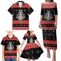 Hockey Is Back Christmas Family Matching Puletasi and Hawaiian Shirt Xmas Holiday Patterns - Wonder Print Shop