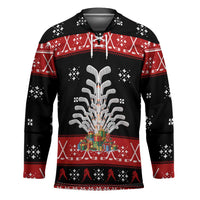 Hockey Is Back Christmas Hockey Jersey Xmas Holiday Patterns - Wonder Print Shop