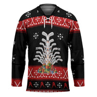 Hockey Is Back Christmas Hockey Jersey Xmas Holiday Patterns - Wonder Print Shop