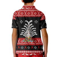 Hockey Is Back Christmas Kid Polo Shirt Xmas Holiday Patterns - Wonder Print Shop