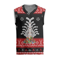 Hockey Is Back Christmas Knitted V-Neck Vest Xmas Holiday Patterns - Wonder Print Shop