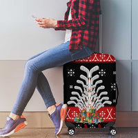 Hockey Is Back Christmas Luggage Cover Xmas Holiday Patterns - Wonder Print Shop