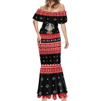 Hockey Is Back Christmas Mermaid Dress Xmas Holiday Patterns - Wonder Print Shop