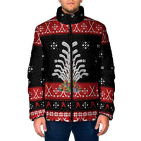 Hockey Is Back Christmas Padded Jacket Xmas Holiday Patterns - Wonder Print Shop