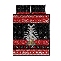 Hockey Is Back Christmas Quilt Bed Set Xmas Holiday Patterns - Wonder Print Shop