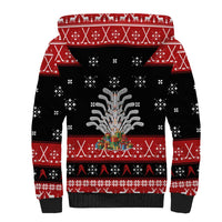 Hockey Is Back Christmas Sherpa Hoodie Xmas Holiday Patterns - Wonder Print Shop