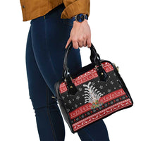 Hockey Is Back Christmas Shoulder Handbag Xmas Holiday Patterns - Wonder Print Shop