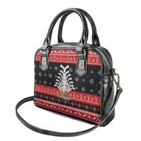Hockey Is Back Christmas Shoulder Handbag Xmas Holiday Patterns - Wonder Print Shop