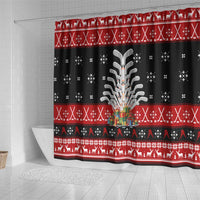 Hockey Is Back Christmas Shower Curtain Xmas Holiday Patterns - Wonder Print Shop