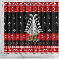 Hockey Is Back Christmas Shower Curtain Xmas Holiday Patterns - Wonder Print Shop